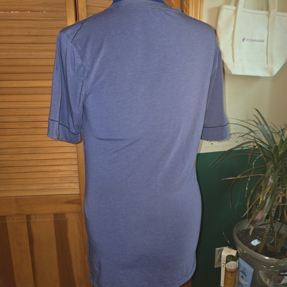 Nike Women's Short Sleeve Tee Dress in Purple - Picture 2 of 5